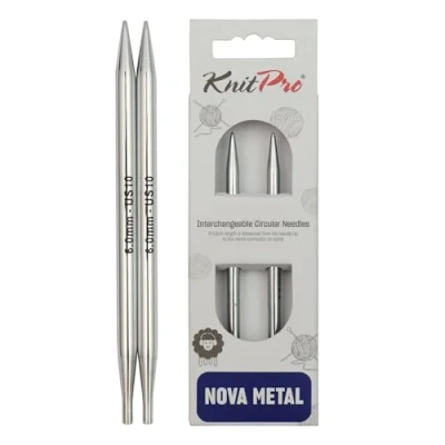 Image of KnitPro KP10406 Picks Options Interchangeable Nickel Plated Circular Knitting Needle Tips US 10 (6.00MM) 1 PAIR