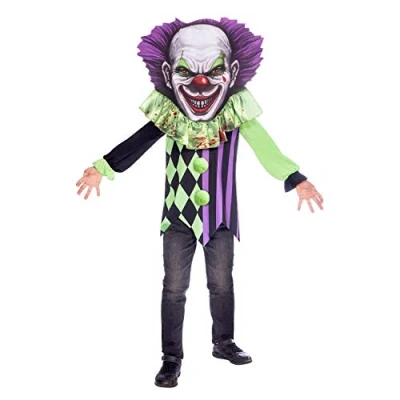Image of (9907118) Scary Clown Big Head Costume (Age 4 6 Years)