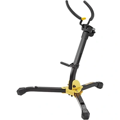 Image of Hercules DS630BB Alto/Tenor Saxophone Stand With Auto Grip System