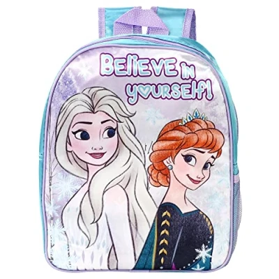 Image of Frozen Premium Rucksack Backpack for Kids featuring Dynamic Blue &amp; Purple Design