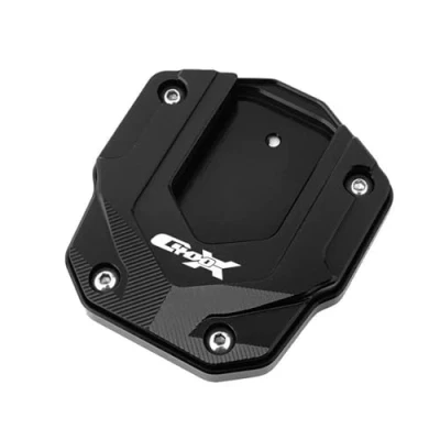 Image of UPIKIT standing support Motorcycle Kickstand Extension Extender foot Enlarger Pad For B&amp;mw C400GT C400X C 400 GT/X 2019 2022 Plate magnifier(BLACK)