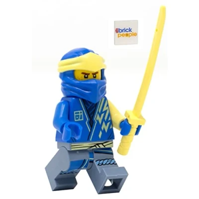 Image of LEGO Ninjago Core: Blue Ninja Jay Minifigure with Katana