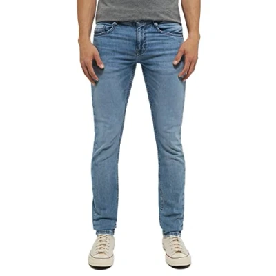 Image of MUSTANG Men&#039;s Oregon Tapered Jeans, Mittelblau 702, 40W / 36L