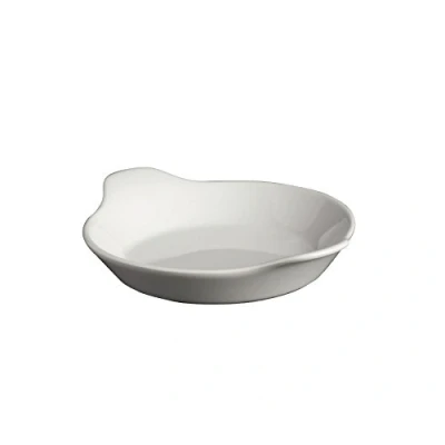 Image of Genware NEV SPF13 W Royal Round Eared Dish, 13 cm, White (Pack of 12)