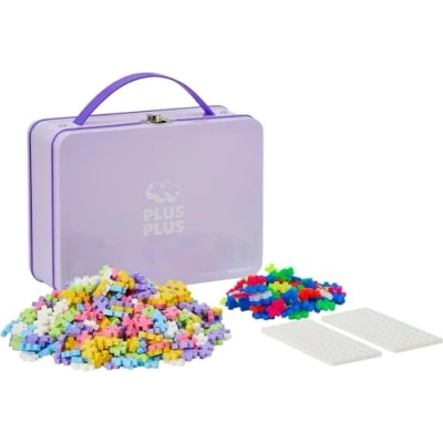 Image of Plus 52283 Ingenious Construction Toy, Pastel,Multicolor,Large