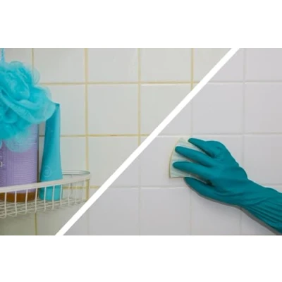 Image of KILROCK MOULD AND MILDEW 3 PACK BLAST AWAY CLEANER BRUSH ON GEL FOR TILES GROUT BATHROOM KITCHEN BASEMENT LAUNDRY ROOM CARAVAN BOATS OUTDOOR INDOOR 250ml