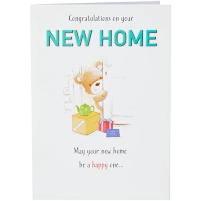 Image of Piccadilly Greetings Cute Occasion Card New Home 7 x 5 inches