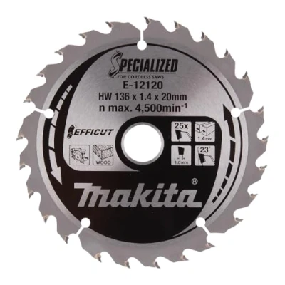 Image of Makita E 12108 TCT Efficut Saw Blade 136 x 20 25T