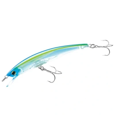 Image of Yo Zuri Crystal 3D Minnow Floating Lure, Blue Yellow, 5 1/4 Inch