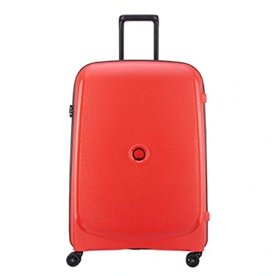 Image of DELSEY PARIS Belmont Plus Rigid Luggage Suitcase 76 cm x 52 32 102 L XL , Tangerine Orange, XL,