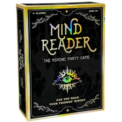 Image of New Game! Mind READER Can You Read Your Friends&#039; Minds? The Fun Psychic Meld Family Party Game for Kids, Tweens, Teens, College Students, Adults &amp; Families Perfect Board Games Night Group
