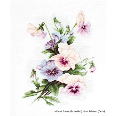 Image of Luca S Cross Stitch kit, Pink, by The Yard