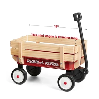Image of Radio Flyer W8AZ, Red, Small Toy Sized Wagon