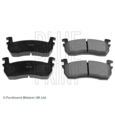 Image of 4106001B25, 4106001B26, 4106004B25, 4106004B90, 4106004B91 Brake pad set BLUE PRINT ADN14212 Front Axle excl. wear warning contact NISSAN: MICRA 1