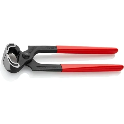 Image of Knipex Carpenters&#039; Pincers black atramentized, plastic coated 225 mm (self service card/blister) 50 01 SB