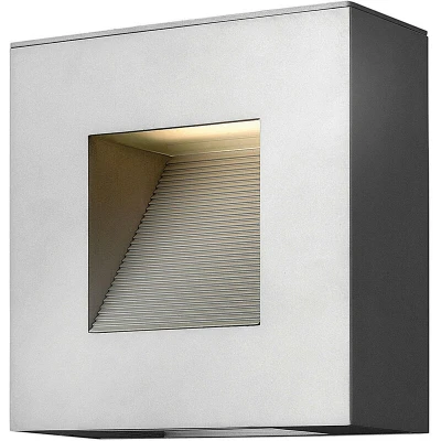 Image of Luna LED 2 Light Outdoor Wall Titanium IP44