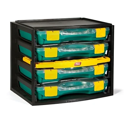 Image of TAYG 301001 Multibox 1 Set of 4 Boxes No. 22 335 x 250 275 mm Yellowish Green