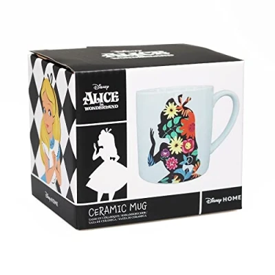 Image of Disney Alice in Wonderland World Mug Boxed 325ml Dishwasher and Microwave Safe Office