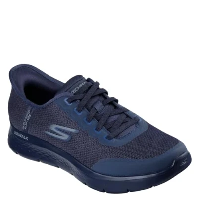 Image of Skechers Men&#039;s Go Walk Flex Sneaker, Navy, 5.5 UK Wide