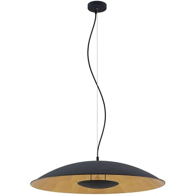 Image of Lindby hanging light Narisara, Ø 80 cm, E27, black gold