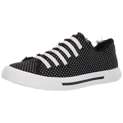 Image of Rocket Dog Women&#039;s Jokes ADOT Cotton Sneaker, Black, 5 UK