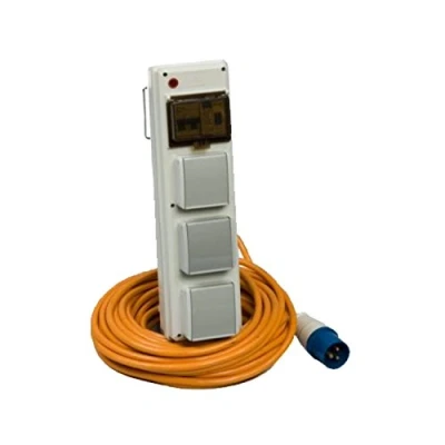 Image of Crusader Mains Supply Unit with 3 Sockets 15m Cable
