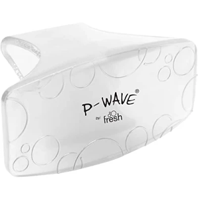 Image of P Wave Toilet Freshener Rim Block Clip, 12 Pack, 30 Day Recyclable Air for Bathrooms, bowls, Rooms, Cabinets, Office, Cars &amp; Wardrobes, Gradually Releases Fragrance, Honeysuckle