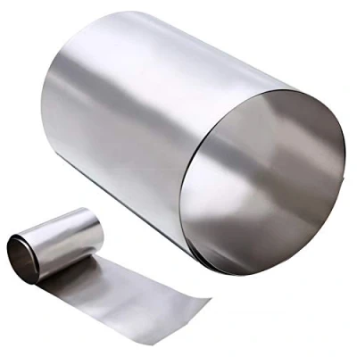 Image of Pangyoo PYouo Metal coil 原文 1pc Ti Gr2 Titanium Thin Plate Silver Square Sheet Foil Craft 0.1x100x500mm, Soldering