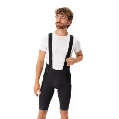 Image of VAUDE Men&#039;s Kuro Bib Tights II Leggings, Black, S Slim