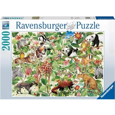 Image of Ravensburger Jungle 2000 Piece Jigsaw Puzzles for Adults &amp; Kids Age 12 Years Up