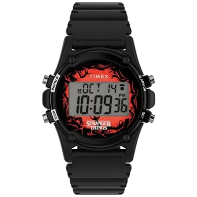 Image of Timex Men&#039;s Digital Quartz Watch with Plastic Strap TW2V51000
