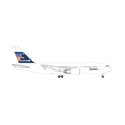 Image of herpa 536714 Airplane Ansett Airlines Boeing 767 200, &quot;Southern Cross Livery VH RMD on a Scale of 1:500, Metal Miniature Without pedastal, Model Building, Collectors Edition