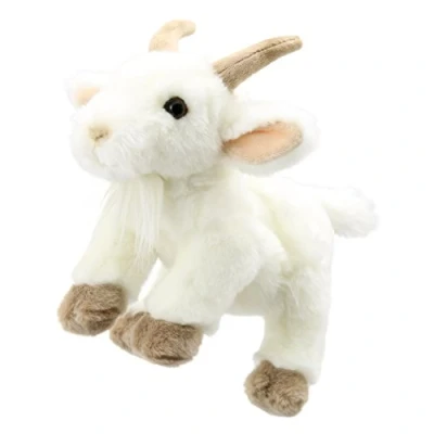 Image of The Puppet Company Full Bodied Animals Goat Hand Puppet,Multi colored,30 cm