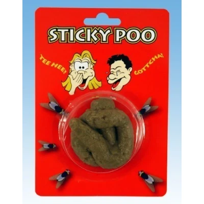 Image of Henbrandt Sticky Poo Fake Dog Joke Gag Toy