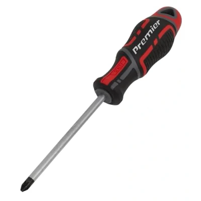 Image of Sealey Premier Screwdriver Pozi #2 x 100mm GripMAX®