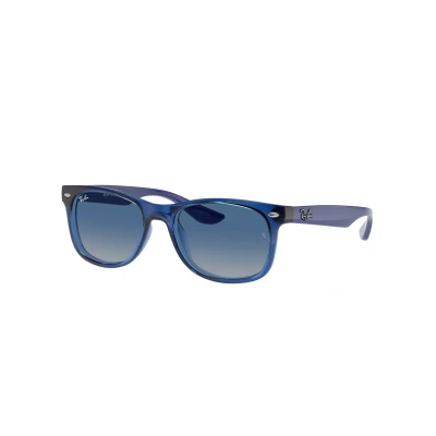 Image of Sunglasses Ray ban Rj9052s junior new wayfarer col. 70624l Child Square Blu