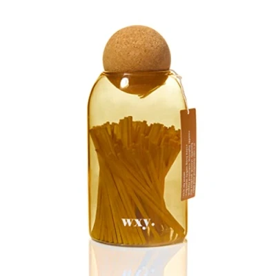 Image of WXY. Cork Stopper Long Matches Honey Yellow