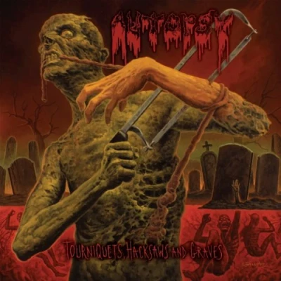Image of Autopsy Tourniquets, Hacksaws And Graves 2014 UK vinyl LP VILELP491