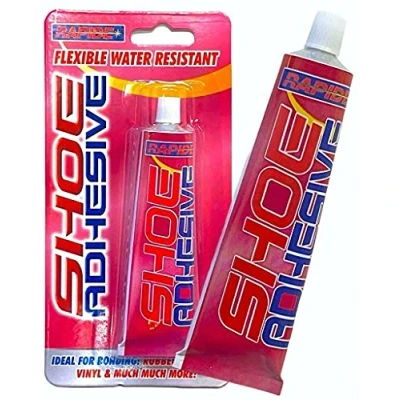 Image of Adhesive Glue Repair Leather Rubber Shoe Trainer Boot Plastic Pottery 30g Clear (Shoe 30g)