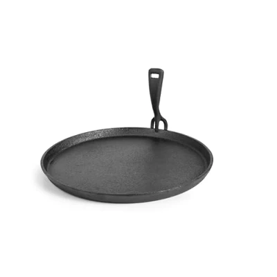 Image of Ibili 8411922449570 Plato Hierro fundido Cast Iron Plate, 26 cm, Suitable for Induction, Includes clamp, Multicoloured