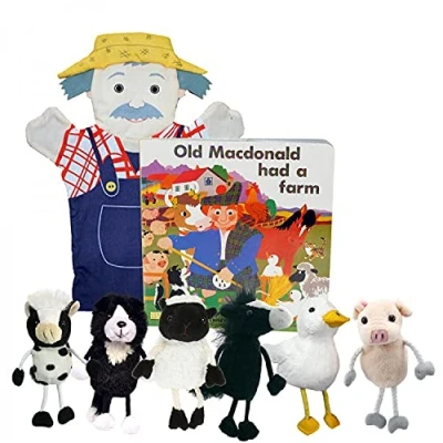Image of Old Macdonald Book and Finger Puppets