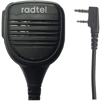 Image of radtel Platinum Series Rainproof Heavy Duty Shoulder Remote Speaker Mic Compatible RT 470 470X 490 MD 380 UV380 Kenwood TK 2202 Baofeng Btech radios,Microphone (Common MIc)