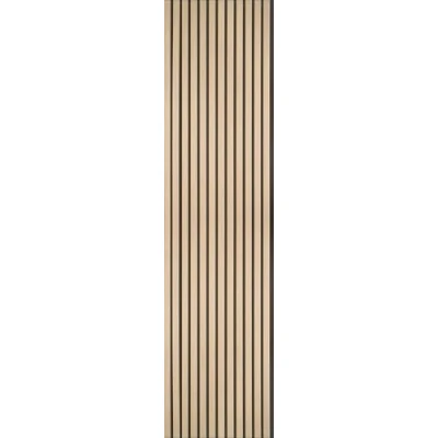 Image of Fuse Acoustic Wooden Wall Panel in Natural Oak, 240cm x 60cm