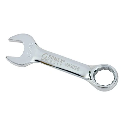 Image of SUNEX TOOLS 993026 13/16&quot; Fully Polished Stubby Combination Wrench