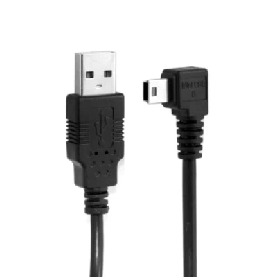 Image of chenyang Mini USB Cable 2.0 Male to 5 Pin 90 Degree Left Angled Charging Data Transfer Extension 5.0M