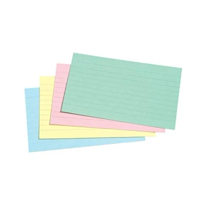 Image of Concord 39421CC Record Card Smooth 152x102mm Assorted Ref 16199 [Pack 100]