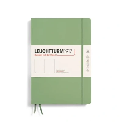 Image of LEUCHTTURM1917 366171 Notebook Composition (B5), Hardcover, 219 Numbered Pages, Sage, Plain