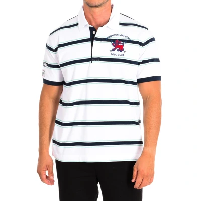 Image of La Martina Mens Short Sleeve Polo TMP321 JS328 man White Cotton Size Small