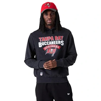 Image of New Era Tampa Bay Buccaneers NFL Team Logo Gray Hoody