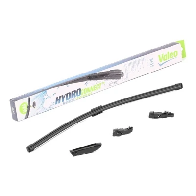 Image of A2048201400 Wiper blade VALEO HYDROCONNECT 578508 550mm Front Beam for left hand drive vehicles 22Inch Hook fixing, Top Lock, Pin Fixing